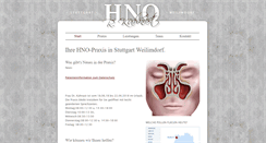 Desktop Screenshot of hno-kuehnast.de